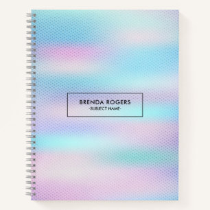 Carnet Arrière - plan moderne rose et bleu flou