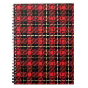 Carnet Arrière - plan rouge de plaid