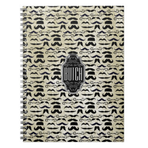 Carnet Arrière - plan textuel Chalkboard Mustache Motif