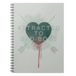 Carnet Arrow "Attracted To Bad Boys" Pierced Heart