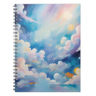 Carnet Art Abstrait avec thème ciel