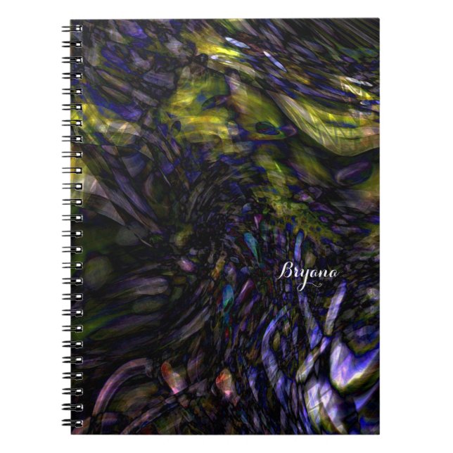 Carnet Art Abstrait Couleur moderne éclaboussure Artistiq (Devant)