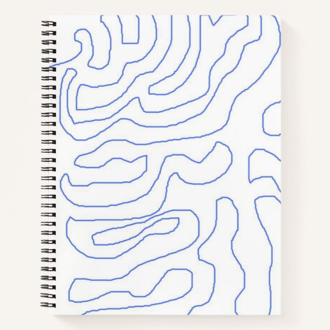 Carnet art abstrait moderne (Devant)