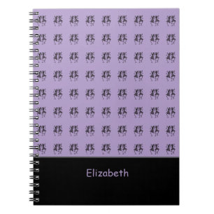 Carnet Art Africain, Personnalisé, Célébration Violet