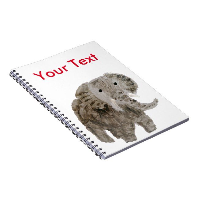 Carnet Art animal sauvage, Eléphant sur mesure (Côté Droit)