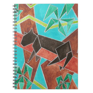 Carnet Art d'aquarelle de panthère