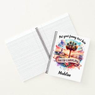 Carnet Art de la culture vibrante de Caroline du Sud