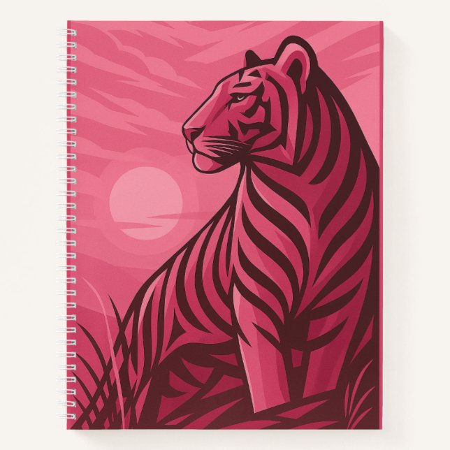 Carnet Art Déco Tiger (Devant)