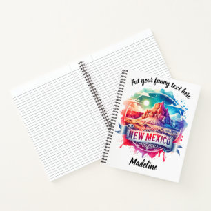 Carnet Art des beaux paysages du Nouveau-Mexique