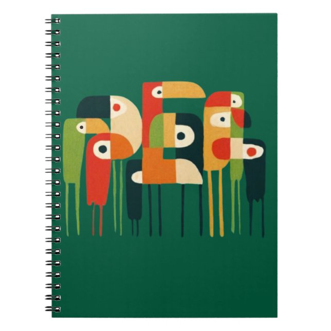Carnet art des oiseaux (Devant)