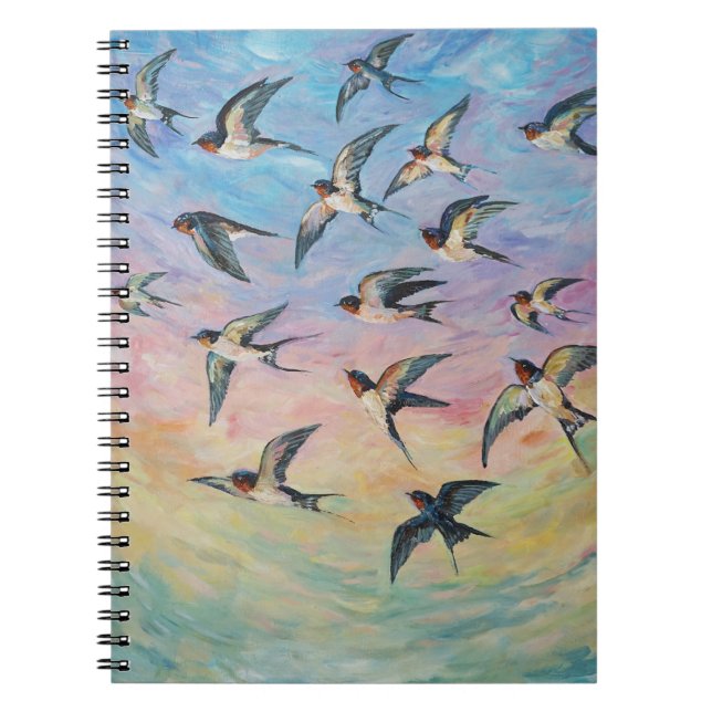 Carnet art des oiseaux migrateurs (Devant)