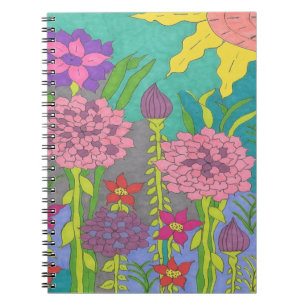 Carnet Art du jardin fleuri du printemps