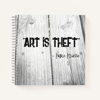 Carnet ART EST VOL Citation Pablo Picasso