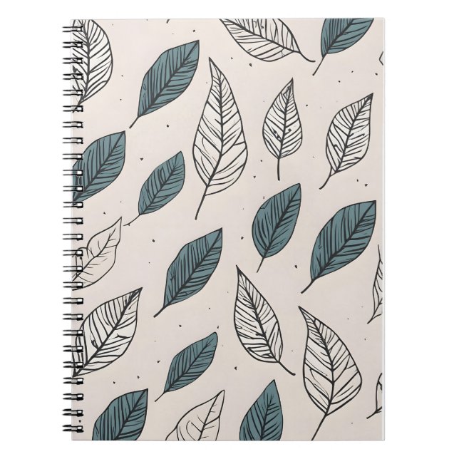 Carnet Art feuille Boho (Devant)