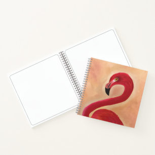 Carnet Art Flamant rose rose