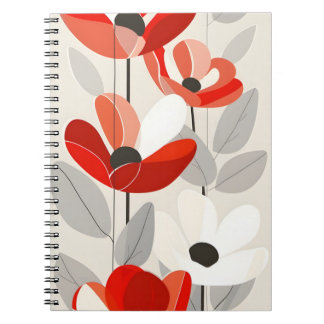 Carnet Art Floral Moderne Impression