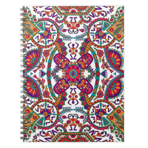 Carnet Art folklorique traditionnel Designart, ethnique, 