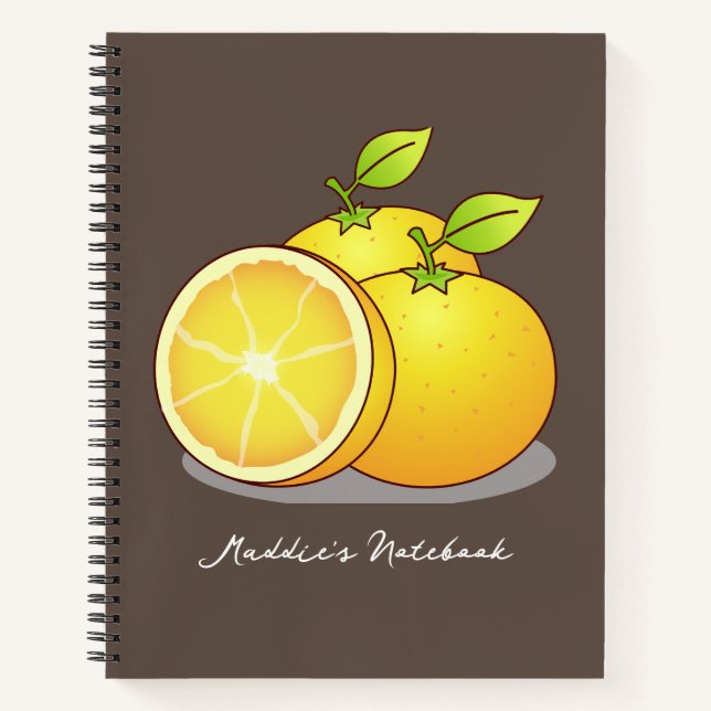 Carnet Art fruitier des Oranges (Devant)