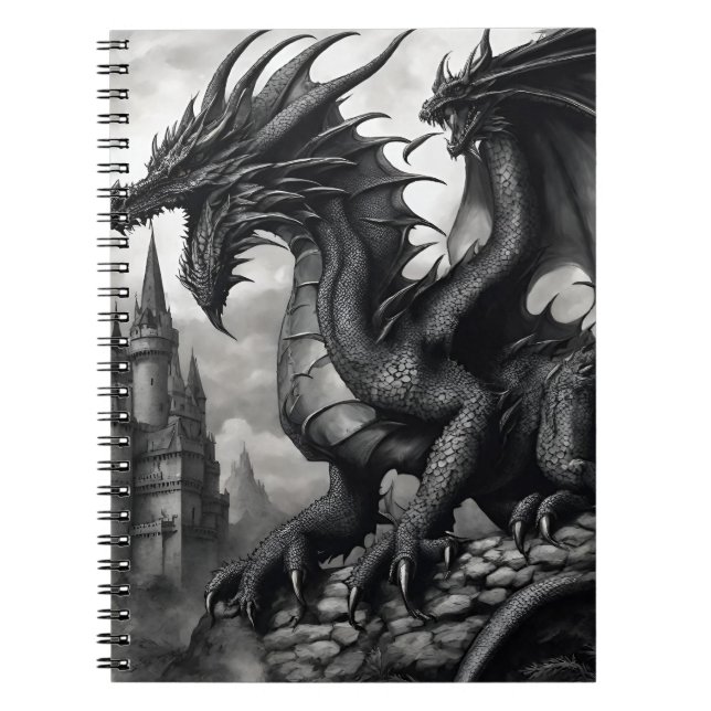 Carnet Art gothique du dragon (Devant)