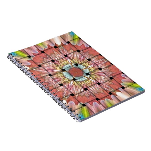 Carnet Art inspiré par l'Afrique Imprimé- Design géométri (Côté Droit)