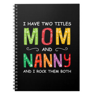 Carnet Art Mère   Maman Et Nanny Je Les Roche Anniversair