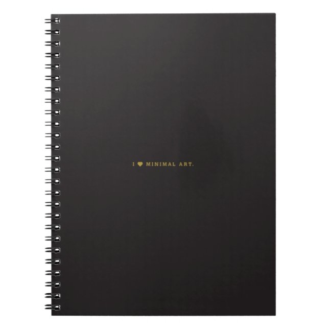 Carnet Art minimal (Devant)