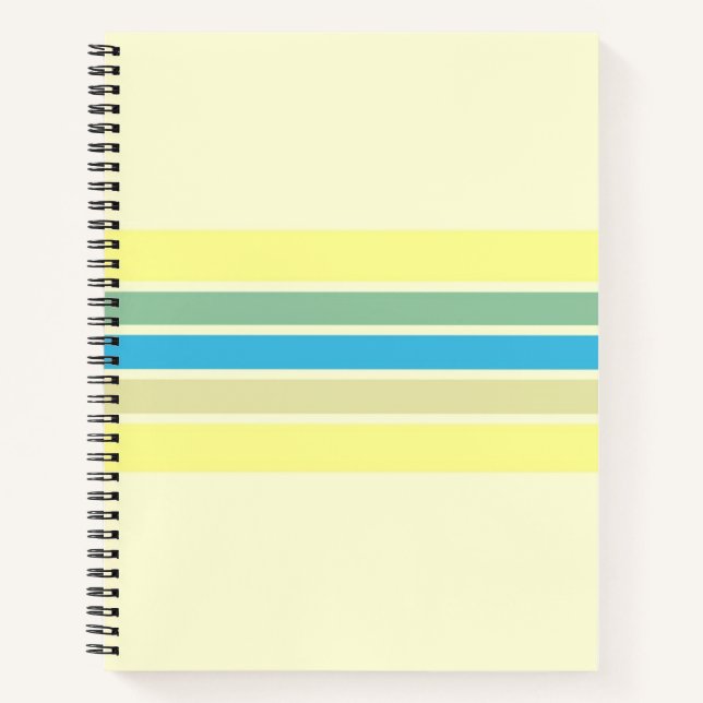 Carnet art moderne rayures (Devant)