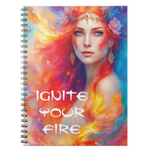 Carnet Art numérique Fairy Fire