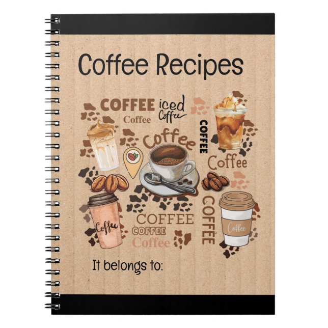 CARNET ART OF COFFEE NOTEBOOK (Devant)
