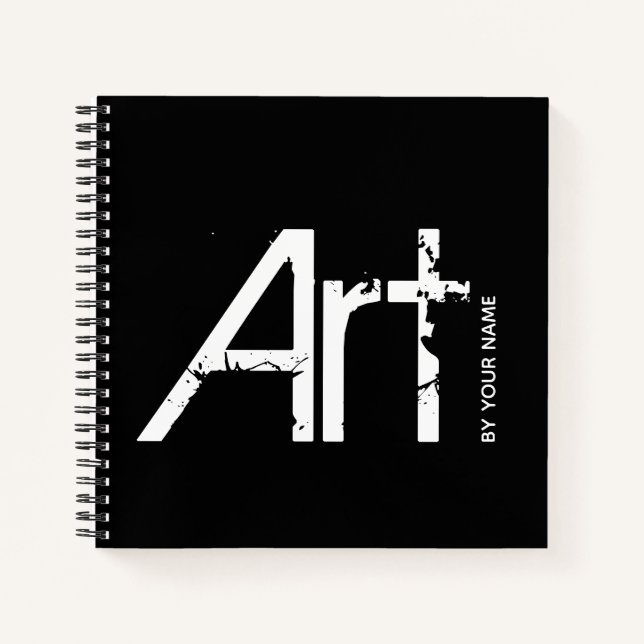 Carnet Art par votre nom Typographie Sketchbook (Devant)