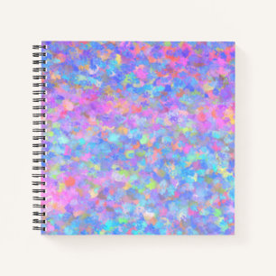 Carnet Art point multicolore