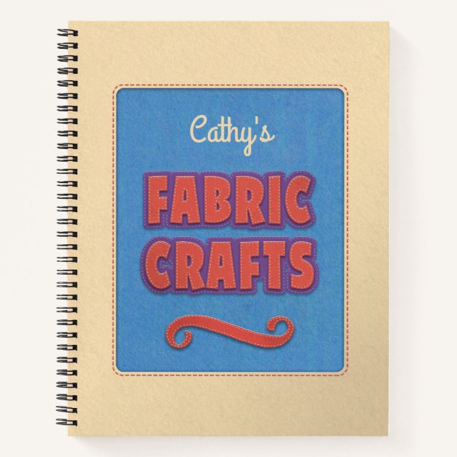 Carnet Artisanat de structure personnalisée (Devant)