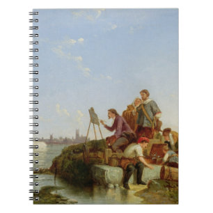 Carnet Artiste à son chevalet et expédition au-delà, 1