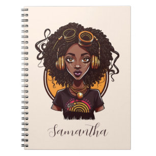 Carnet Artiste Afro femme