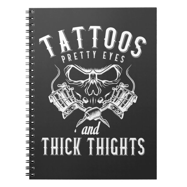 Carnet Artiste de tatouage à l'encre Tattoos (Devant)