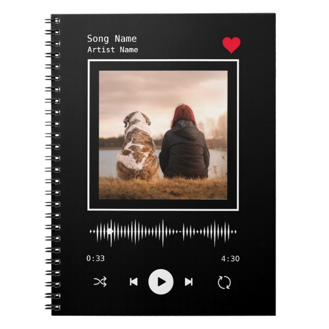 Carnet Artiste et chansons du Lecteur de musique Photo pe (Devant)