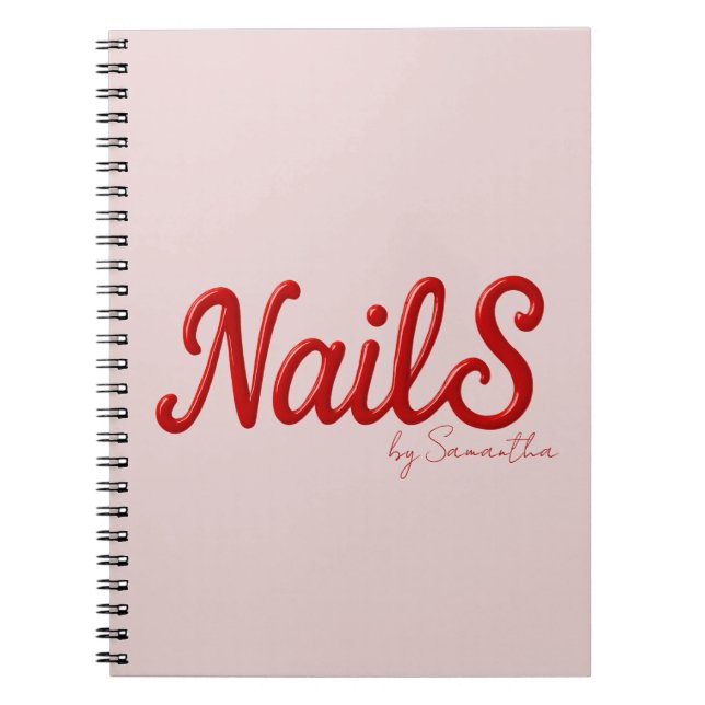 Carnet Artiste moderne du salon à ongles (Devant)