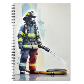 Carnet artistique héroïque des pompiers