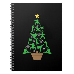Carnet Arts Martiaux Féminins - Arbre de Noël Karaté Fill