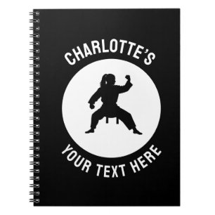 Carnet Arts martiaux personnalisés karaté Taekwondo Comba