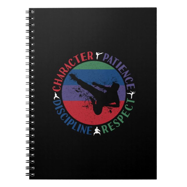 Carnet Arts martiaux - Valeurs fondamentales du karaté (Devant)