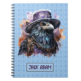 Carnet Assistant Aquarelle Raven Bird