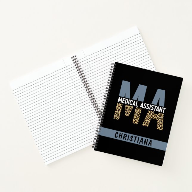 Carnet Assistant Médicale MA personnalisé Empreinte de lé (Intérieur)
