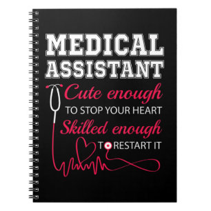 Carnet Assistant Médicale Mignonne Infirmière Stop Coeu