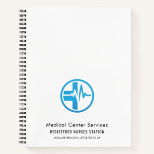 Carnet Assistants médicaux d'infirmière moderne personnal