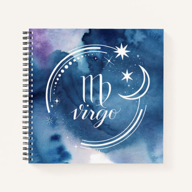 Carnet Astrologie de l'aquarelle - Virgo (Devant)