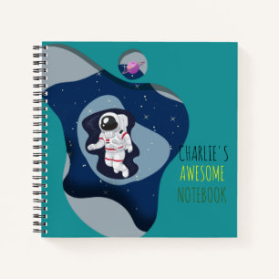 Carnet Astronaute enfant personnalisé