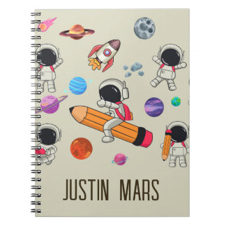 Carnet Astronautes et Planètes Personnalisés pour la Rent