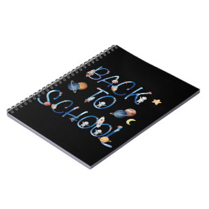 Carnet Astronauts Planets Space,back to school