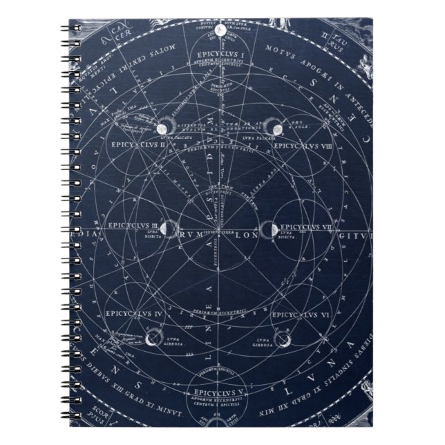 Carnet Astronomie Marine vintage historique (Devant)